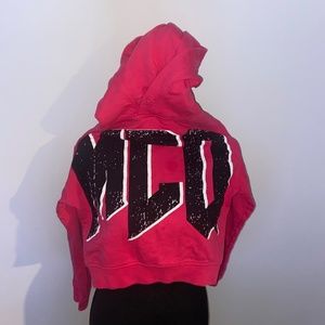 Alexander McQueen Xxs crop hoodie